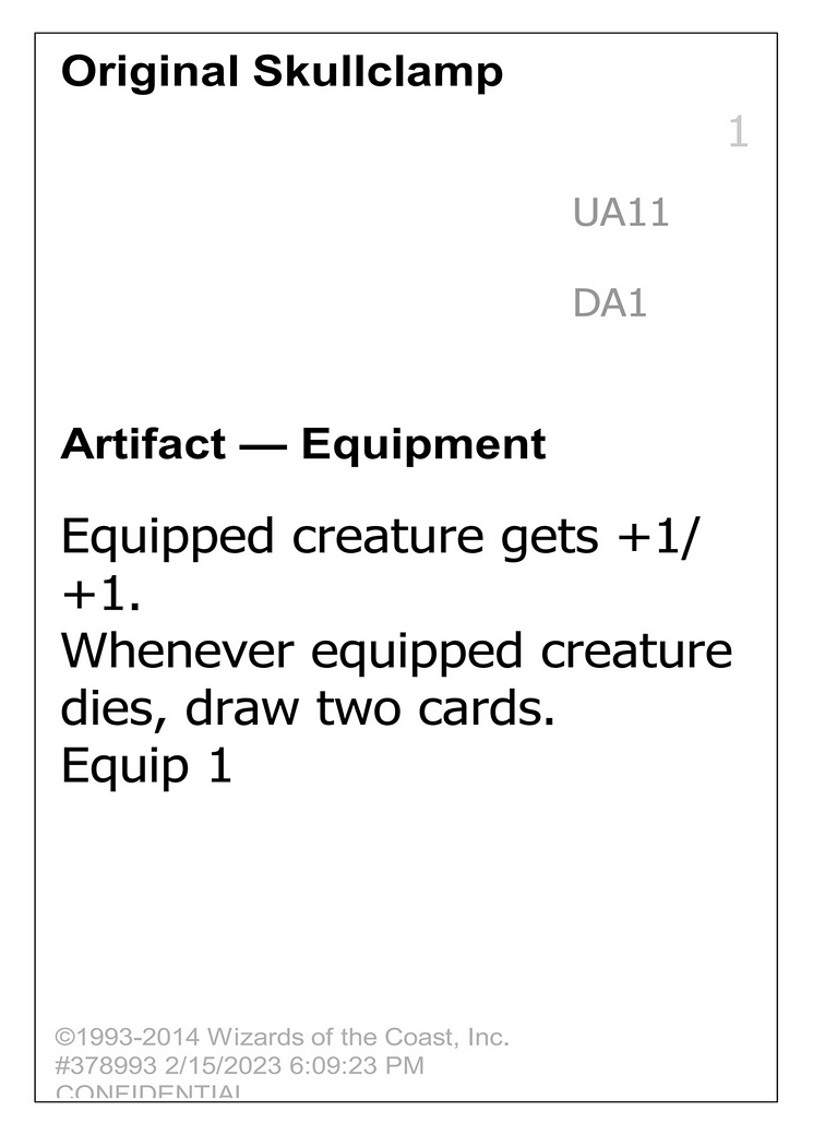Original Skullclamp (UNK-UA11) [Unknown Event]