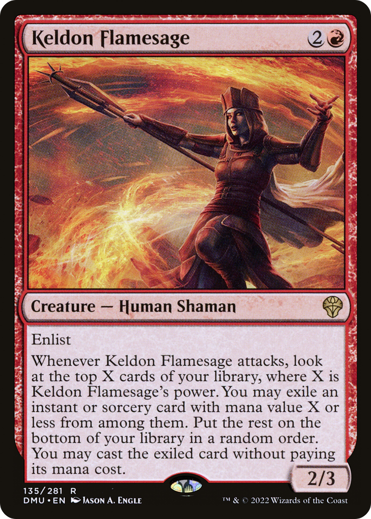 Keldon Flamesage - Foil [Dominaria United]
