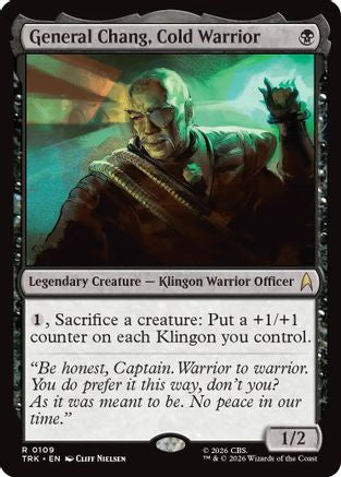 General Chang, Cold Warrior (TRK-109) [Star Trek] Foil