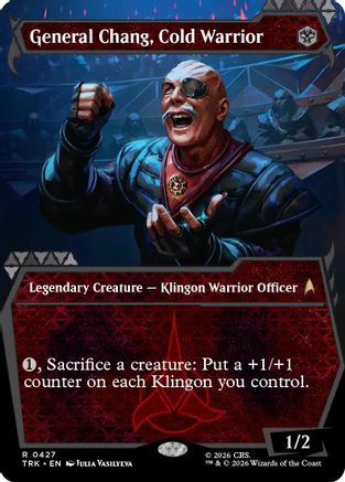 General Chang, Cold Warrior (Showcase) (TRK-427) [Star Trek] Foil