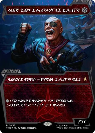 General Chang, Cold Warrior (Showcase) (TRK-437) (Klingon) [Star Trek] Foil