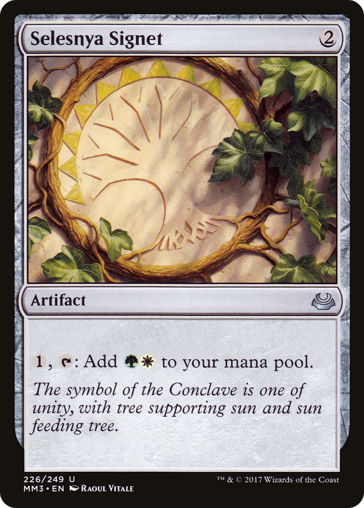 Selesnya Signet (MM3-226) [Modern Masters 2017] Foil