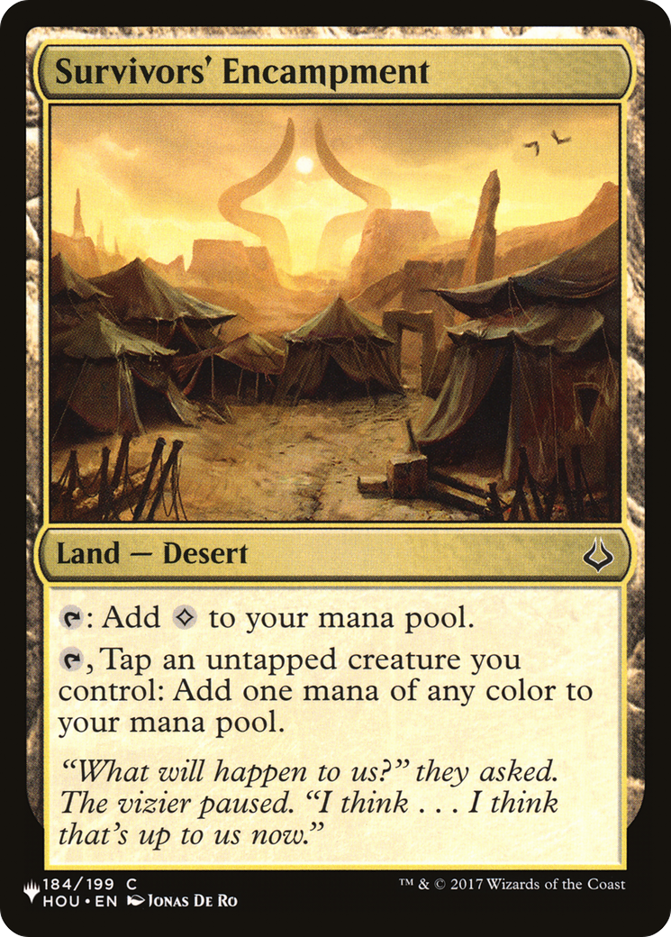Survivors' Encampment (LIST-184/199) [The List]