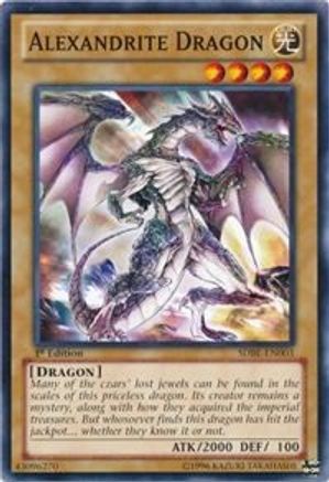 Alexandrite Dragon (Common) (SDBE-EN003) - Structure Deck: Saga of Blue-Eyes White Dragon 1st Edition
