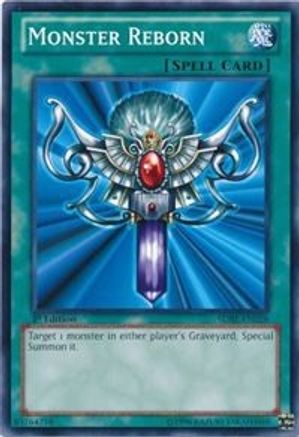 Monster Reborn (Common) (SDBE-EN028) - Structure Deck: Saga of Blue-Eyes White Dragon 1st Edition