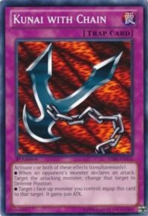 Kunai with Chain (Common) (SDBE-EN035) - Structure Deck: Saga of Blue-Eyes White Dragon 1st Edition