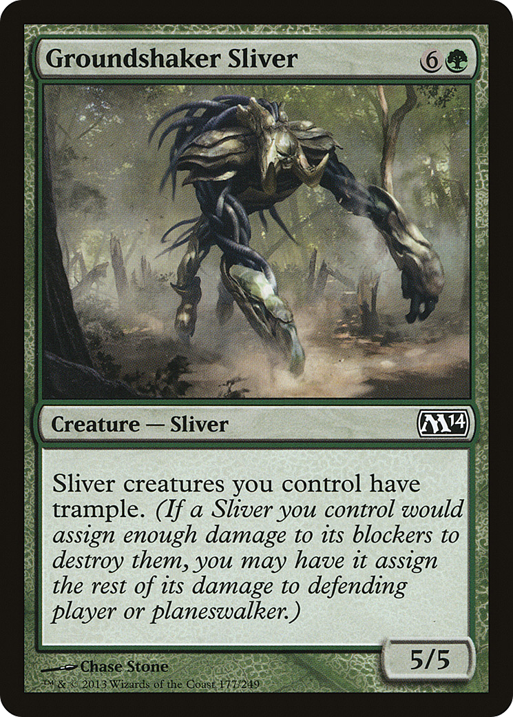 Groundshaker Sliver (M14-177) [Magic 2014]