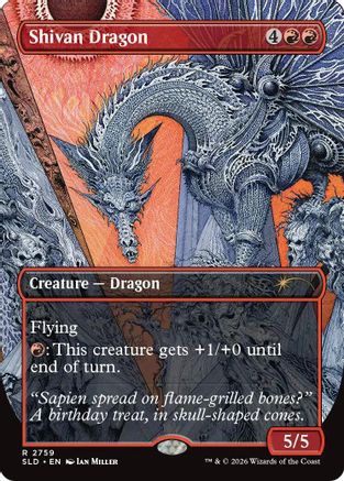 Shivan Dragon (SLD-2759) [Secret Lair Drop Series]