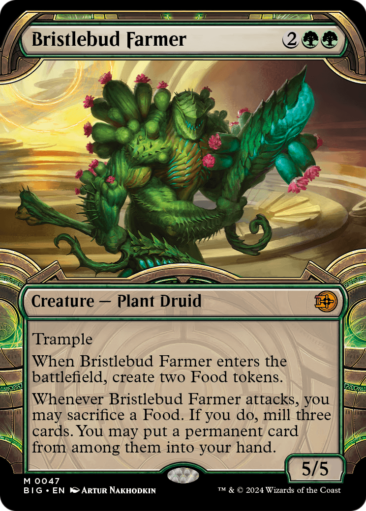 Bristlebud Farmer (Showcase) (BIG-047) [The Big Score] Foil