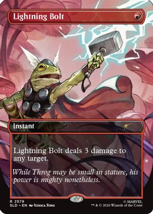 Lightning Bolt (SLD-2579) [Secret Lair Drop Series] Foil