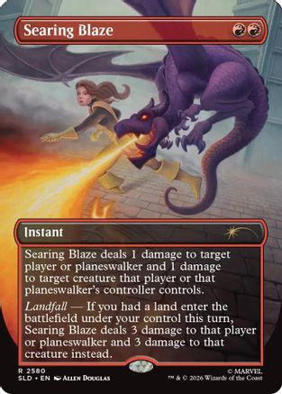 Searing Blaze (SLD-2580) [Secret Lair Drop Series]