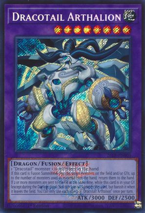 Dracotail Arthalion (Secret Rare) (26LP-EN003) - Limited Pack World Championship 2026 1st Edition