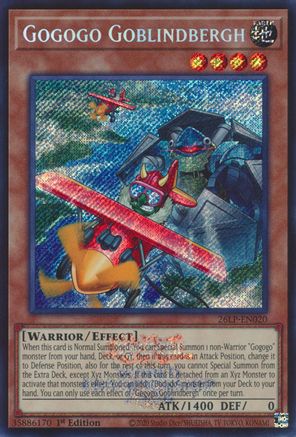 Gogogo Goblindbergh (Secret Rare) (26LP-EN020) - Limited Pack World Championship 2026 1st Edition