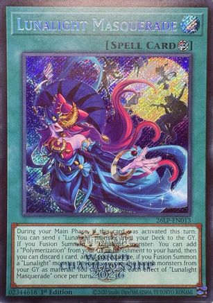 Lunalight Masquerade (Secret Rare) (26LP-EN013) - Limited Pack World Championship 2026 1st Edition