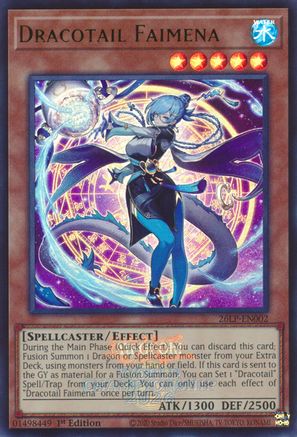 Dracotail Faimena (Emblazoned) (Ultra Rare) (26LP-EN002) - Limited Pack World Championship 2026 1st Edition