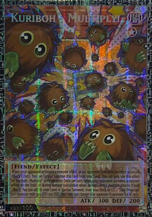 Kuriboh - Multiply! (GMR) (Grand Master Rare) (MAMO-EN002) - Magnificent Monsters 1st Edition