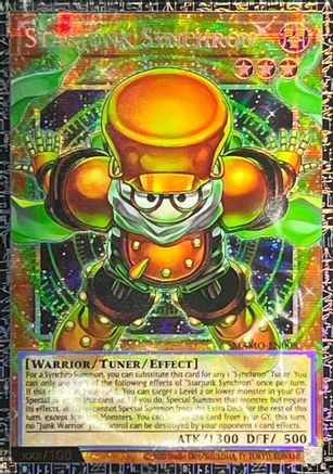 Starjunk Synchron (GMR) (Grand Master Rare) (MAMO-EN008) - Magnificent Monsters 1st Edition