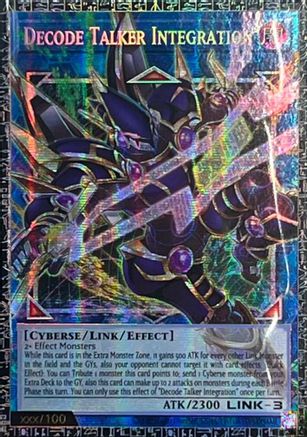 Decode Talker Integration (GMR) (Grand Master Rare) (MAMO-EN016) - Magnificent Monsters 1st Edition