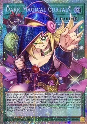 Dark Magical Curtain (Starlight Rare) (Extended Art) (Starlight Rare) (MAMO-EN003) - Magnificent Monsters 1st Edition