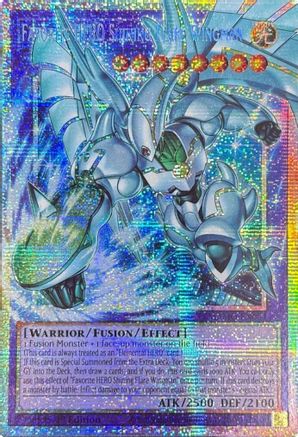 Favorite HERO Shining Flare Wingman (Starlight Rare) (Extended Art) (Starlight Rare) (MAMO-EN004) - Magnificent Monsters 1st Edition