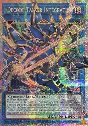 Decode Talker Integration (Starlight Rare) (Extended Art) (Starlight Rare) (MAMO-EN016) - Magnificent Monsters 1st Edition