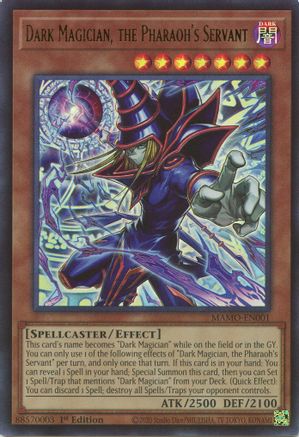 Dark Magician, the Pharaoh's Servant (Ultra Rare) (MAMO-EN001) - Magnificent Monsters 1st Edition
