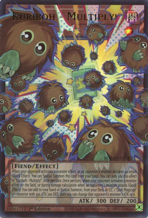 Kuriboh - Multiply! (Extended Art) (Ultra Rare) (MAMO-EN002) - Magnificent Monsters 1st Edition