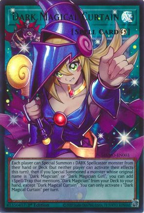 Dark Magical Curtain (Extended Art) (Ultra Rare) (MAMO-EN003) - Magnificent Monsters 1st Edition