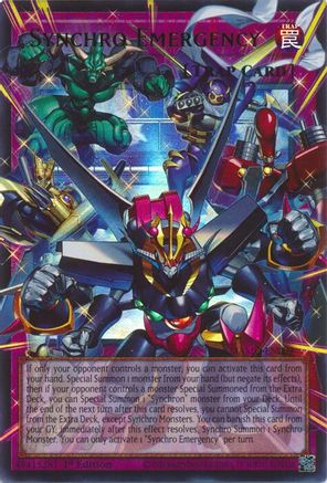 Synchro Emergency (Extended Art) (Ultra Rare) (MAMO-EN009) - Magnificent Monsters 1st Edition