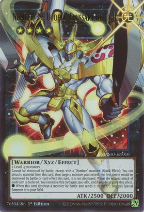Number 39: Utopia, Emissary of Light (Extended Art) (Ultra Rare) (MAMO-EN010) - Magnificent Monsters 1st Edition