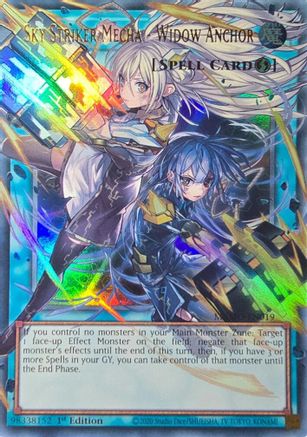 Sky Striker Mecha - Widow Anchor (Extended Art) (Ultra Rare) (MAMO-EN019) - Magnificent Monsters 1st Edition