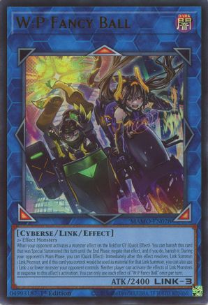 W:P Fancy Ball (Ultra Rare) (MAMO-EN028) - Magnificent Monsters 1st Edition