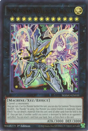 Divine Arsenal AA-ZEUS - Sky Thunder (Ultra Rare) (MAMO-EN035) - Magnificent Monsters 1st Edition