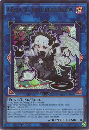 A Bao A Qu, the Lightless Shadow (Ultra Rare) (MAMO-EN038) - Magnificent Monsters 1st Edition