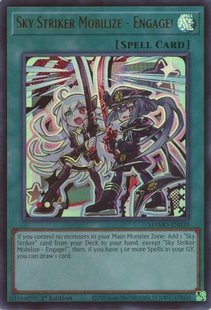 Sky Striker Mobilize - Engage! (Ultra Rare) (MAMO-EN039) - Magnificent Monsters 1st Edition