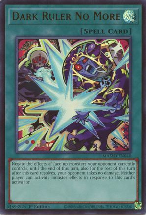 Dark Ruler No More (Ultra Rare) (MAMO-EN040) - Magnificent Monsters 1st Edition