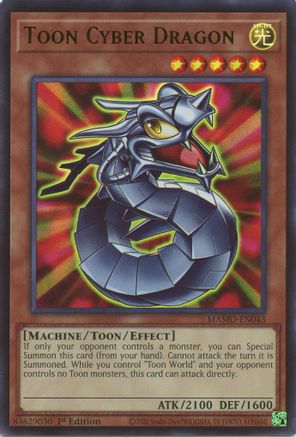Toon Cyber Dragon (Ultra Rare) (MAMO-EN043) - Magnificent Monsters 1st Edition