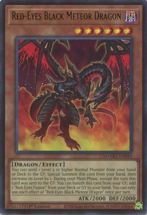 Red-Eyes Black Meteor Dragon (Ultra Rare) (MAMO-EN049) - Magnificent Monsters 1st Edition