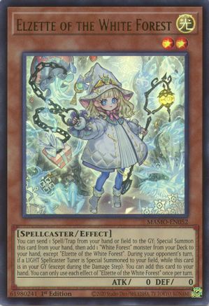 Elzette of the White Forest (Ultra Rare) (MAMO-EN052) - Magnificent Monsters 1st Edition
