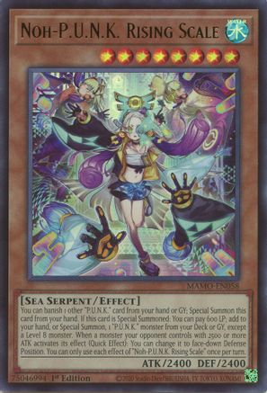 Noh-P.U.N.K. Rising Scale (Ultra Rare) (MAMO-EN058) - Magnificent Monsters 1st Edition