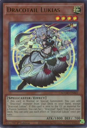 Dracotail Lukias (Ultra Rare) (MAMO-EN061) - Magnificent Monsters 1st Edition