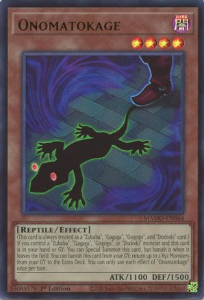 Onomatokage (Ultra Rare) (MAMO-EN064) - Magnificent Monsters 1st Edition