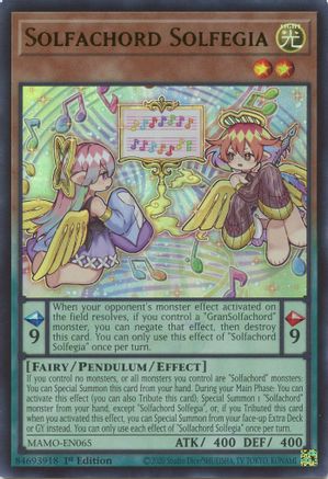 Solfachord Solfegia (Ultra Rare) (MAMO-EN065) - Magnificent Monsters 1st Edition