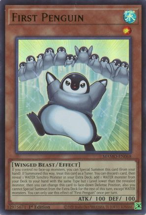 First Penguin (Ultra Rare) (MAMO-EN068) - Magnificent Monsters 1st Edition