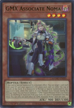 GMX Associate Noma (Ultra Rare) (MAMO-EN069) - Magnificent Monsters 1st Edition