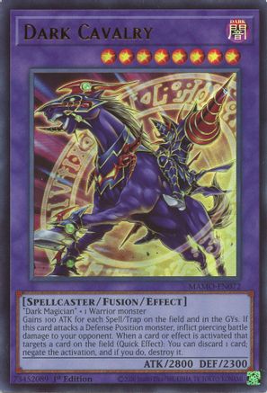 Dark Cavalry (Ultra Rare) (MAMO-EN072) - Magnificent Monsters 1st Edition