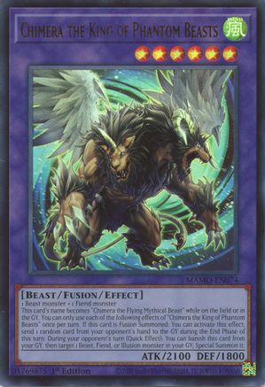 Chimera the King of Phantom Beasts (Ultra Rare) (MAMO-EN074) - Magnificent Monsters 1st Edition