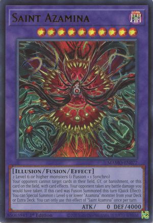 Saint Azamina (Ultra Rare) (MAMO-EN077) - Magnificent Monsters 1st Edition