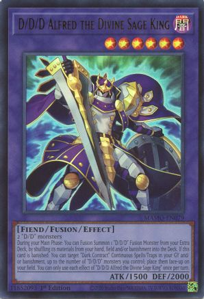 D/D/D Alfred the Divine Sage King (Ultra Rare) (MAMO-EN079) - Magnificent Monsters 1st Edition