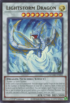 Lightstorm Dragon (Ultra Rare) (MAMO-EN082) - Magnificent Monsters 1st Edition